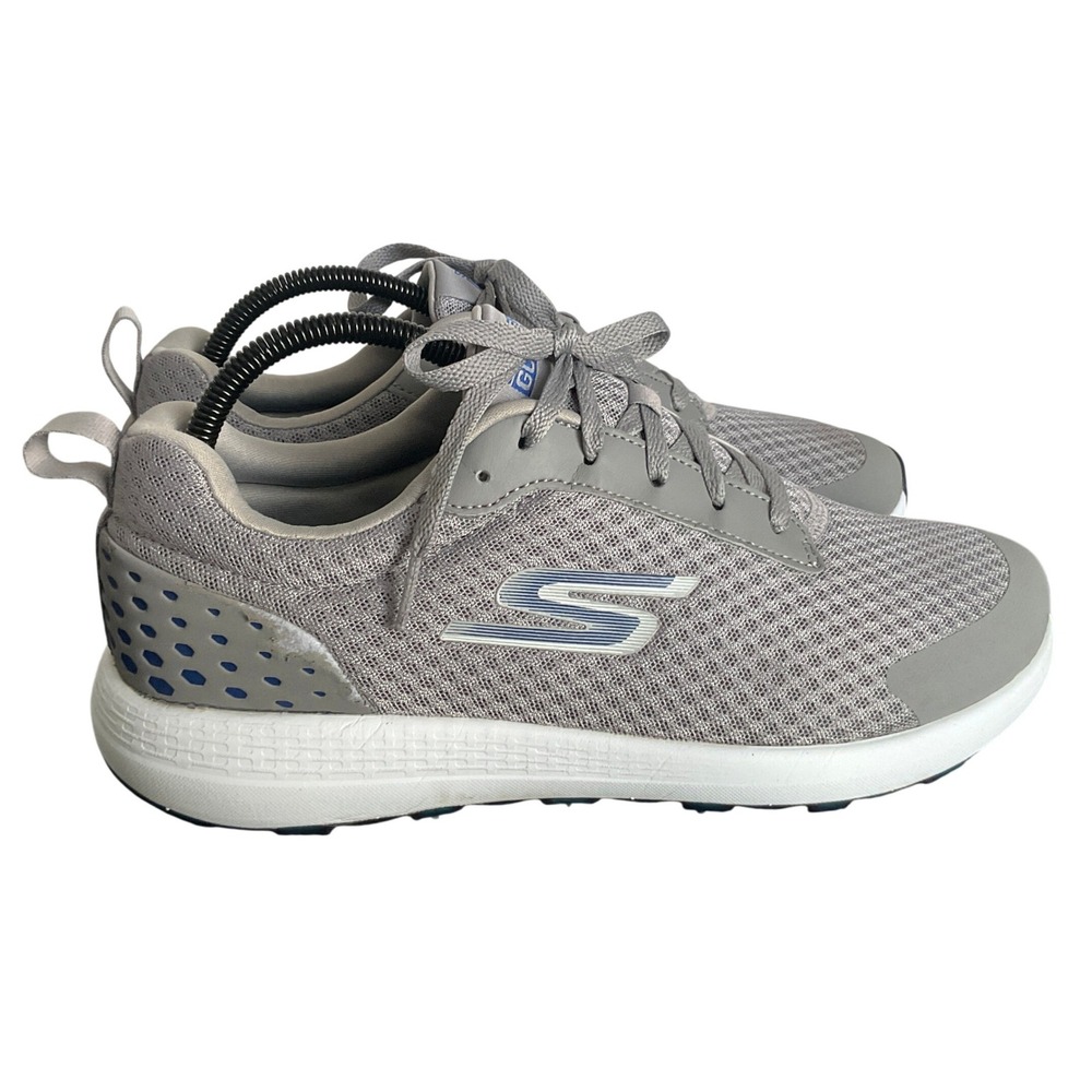 Skechers Go Golf Ultra Flight Mens 8.5 Spikeless Golf Shoes Grey Blue 54554